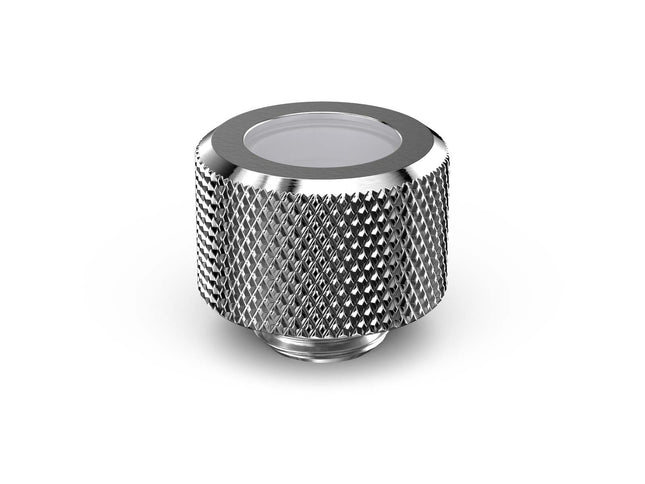 PrimoChill 14mm OD Rigid SX Fitting - PrimoChill - KEEPING IT COOL Silver Nickel