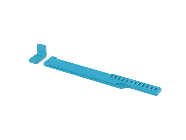 PrimoChill Universal Aluminum SX GPU Support Bracket - PrimoChill - KEEPING IT COOL Sky Blue
