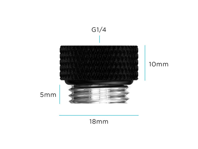 PrimoChill Male to Female G 1/4in. 7.5mm SX Extension Coupler - PrimoChill - KEEPING IT COOL