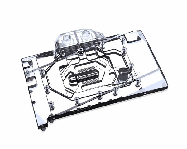 Bykski Full Coverage GPU Water Block and Backplate for Colorful iGame RTX 4080 16GB Ultra W OC (N-IG4080ULOC-X) - PrimoChill - KEEPING IT COOL