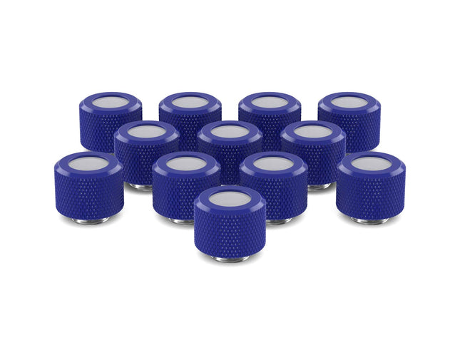 PrimoChill 12mm OD Rigid SX Fitting - 12 Pack - PrimoChill - KEEPING IT COOL True Blue