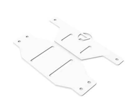PrimoChill SX CTR Hard Mount Reservoir to Radiator Mount - 140mm Series - PrimoChill - KEEPING IT COOL Sky White