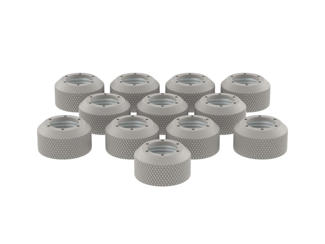PrimoChill RSX Replacement Cap Switch Over Kit - 1/2in. - PrimoChill - KEEPING IT COOL TX Matte Silver