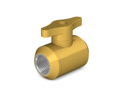 PrimoChill Female to Female G 1/4 Drain Ball Valve - PrimoChill - KEEPING IT COOL Gold
