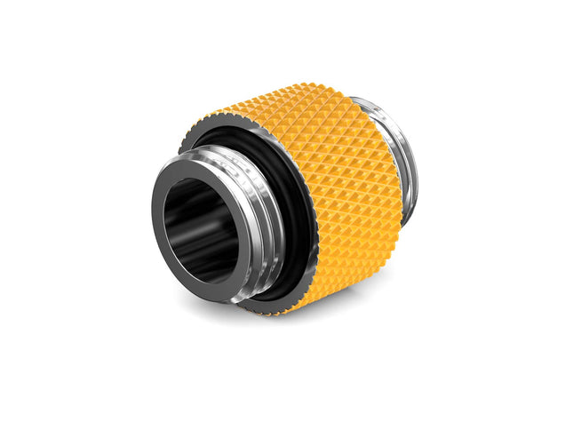 PrimoChill Dual Male G 1/4in. SX Extension Coupler - PrimoChill - KEEPING IT COOL Yellow