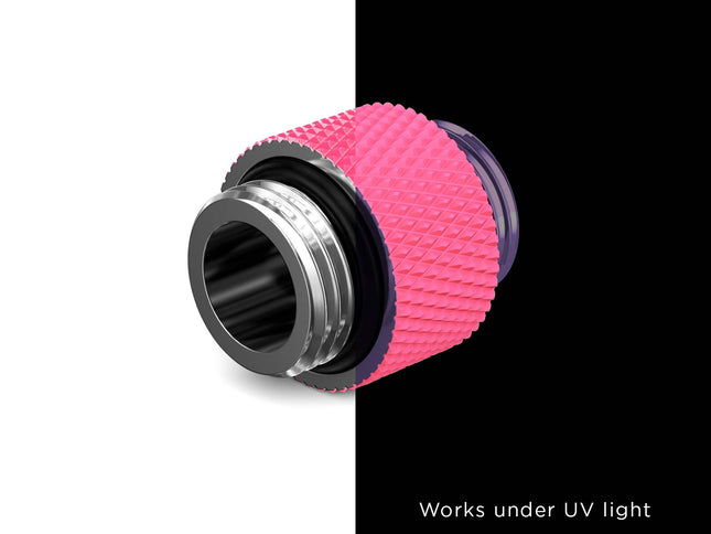 PrimoChill Dual Male G 1/4in. SX Extension Coupler - PrimoChill - KEEPING IT COOL UV Pink
