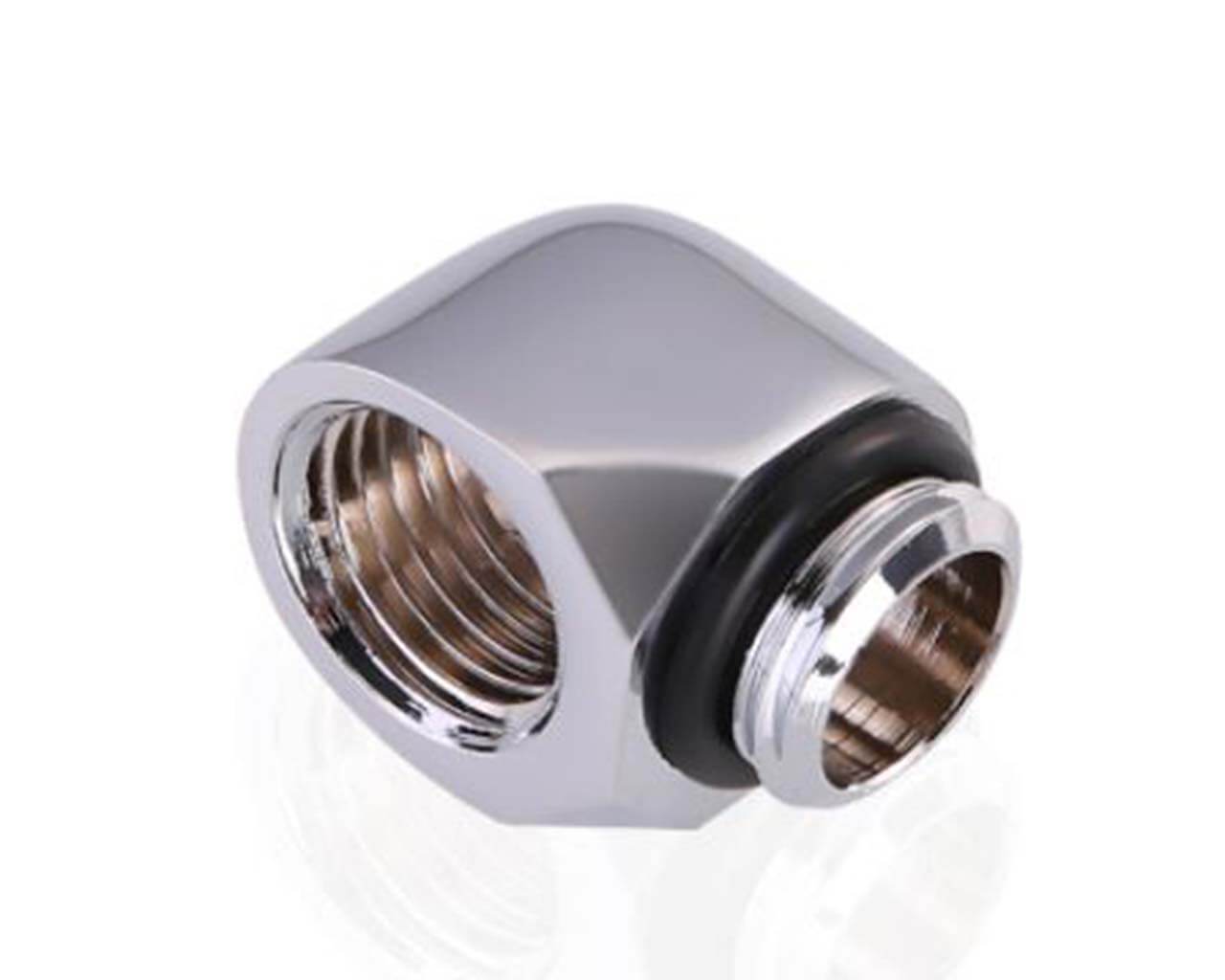 Bykski G1/4 Male to Female 90 Degree Elbow Fitting (B-D90) - PrimoChill - KEEPING IT COOL Silver