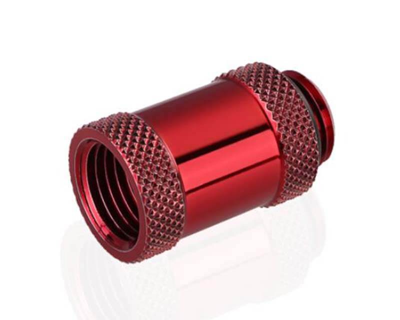 Bykski G 1/4in. Male/Female Extension Coupler - 25mm (B-EXJ-25) - PrimoChill - KEEPING IT COOL Red