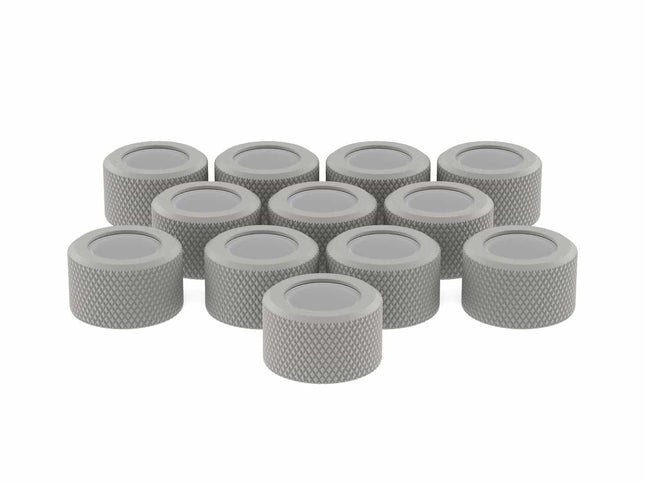 PrimoChill RMSX Replacement Cap Switch Over Kit - 16mm - PrimoChill - KEEPING IT COOL TX Matte Silver