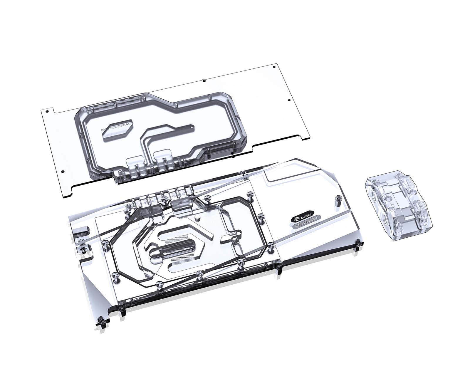 Bykski Full Coverage GPU Water Block w/ Integrated Active Backplate for Zotac RTX 3090 HOF Extreme Limited Edition (N-GY3090HOF-TC) - PrimoChill - KEEPING IT COOL