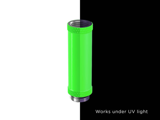 PrimoChill Male to Female G 1/4in. 50mm SX Extension Coupler - PrimoChill - KEEPING IT COOL UV Green