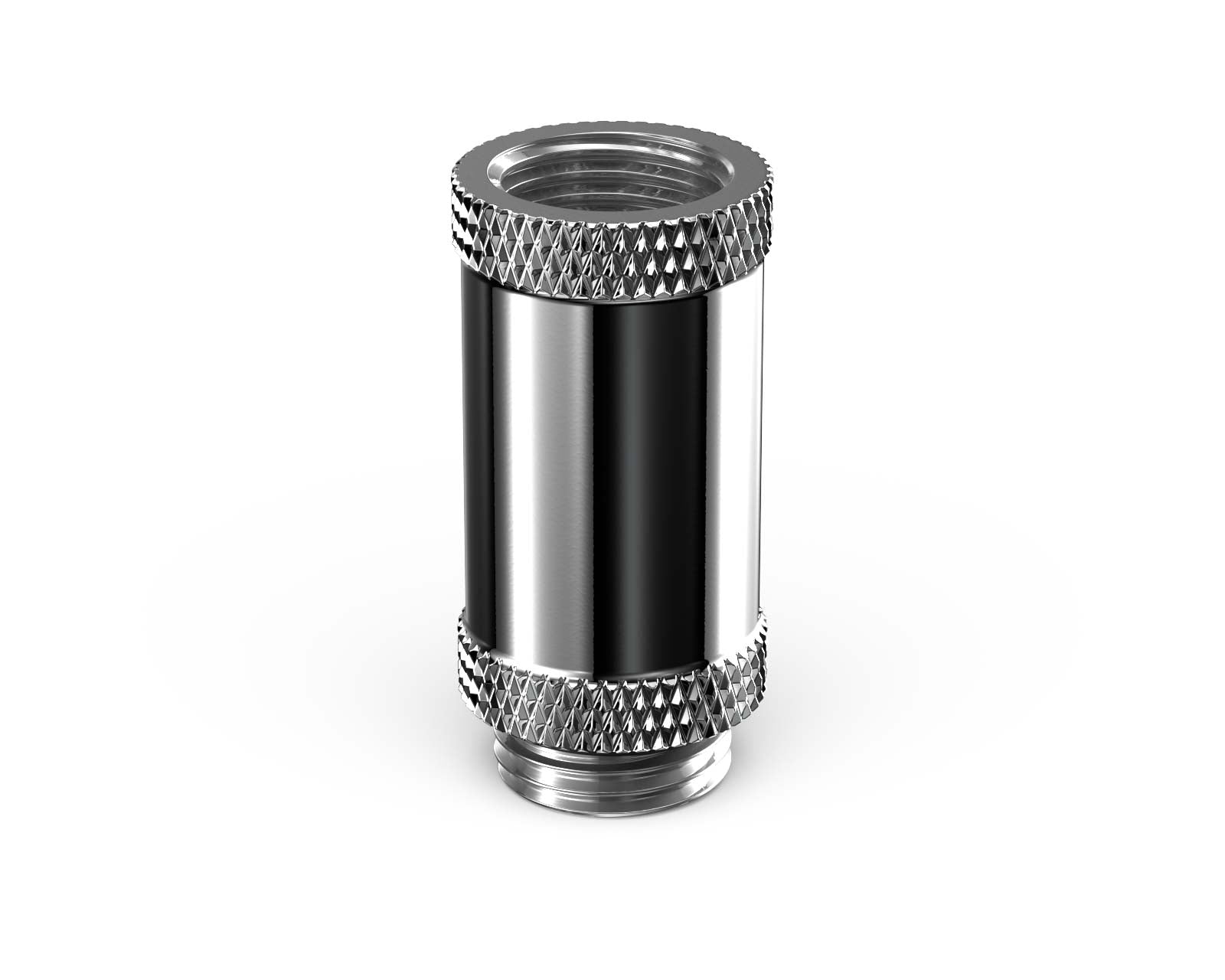 PrimoChill Male to Female G 1/4in. 30mm SX Extension Coupler - PrimoChill - KEEPING IT COOL Silver Nickel