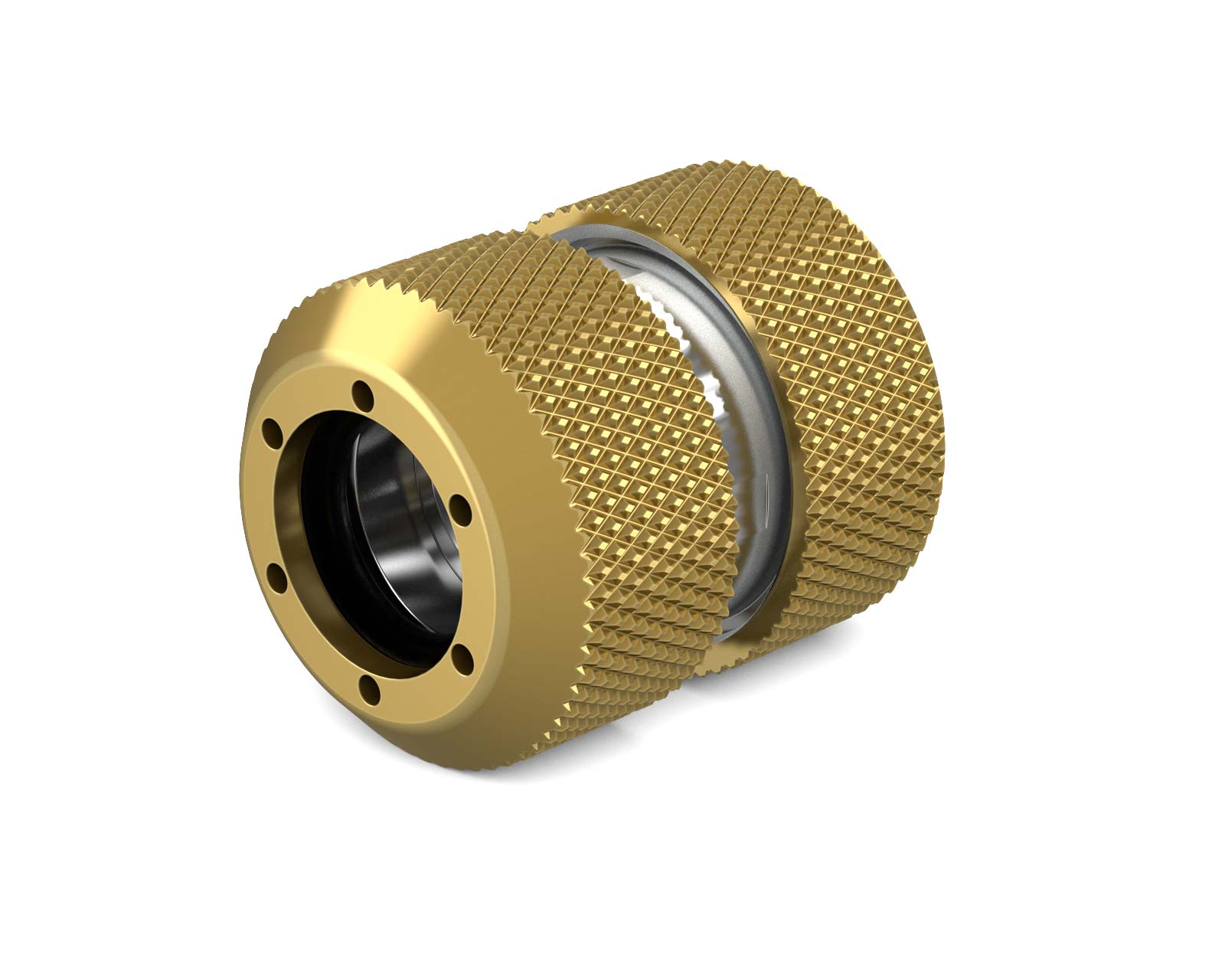 PrimoChill 1/2in. Rigid RevolverSX Series Coupler Fitting - PrimoChill - KEEPING IT COOL Candy Gold