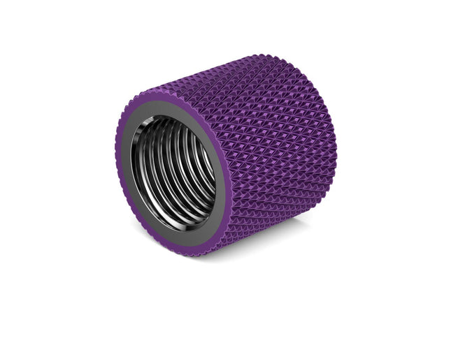 PrimoChill Dual Female G 1/4in. Straight SX Extension Coupler - PrimoChill - KEEPING IT COOL Candy Purple