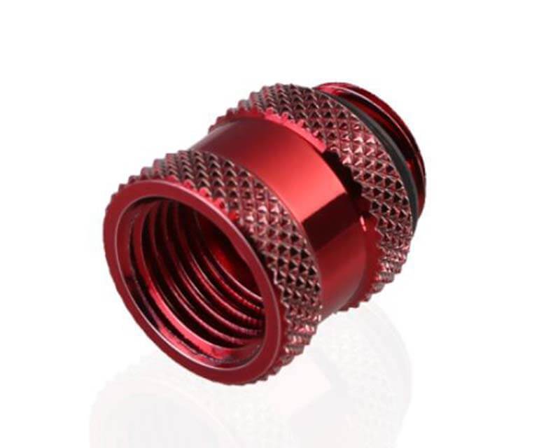 Bykski G 1/4in. Male/Female Extension Coupler - 15mm (B-EXJ-15) - PrimoChill - KEEPING IT COOL Red