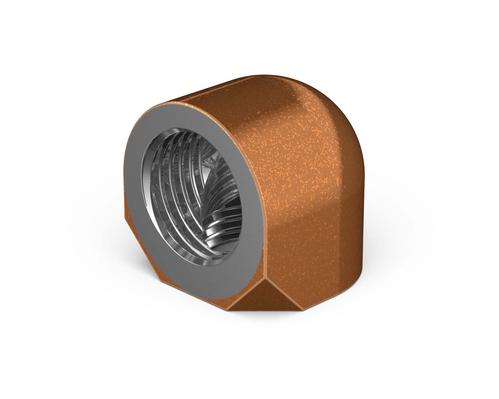 PrimoChill Female to Female G 1/4in. 90 Degree SX Elbow Fitting - PrimoChill - KEEPING IT COOL Copper
