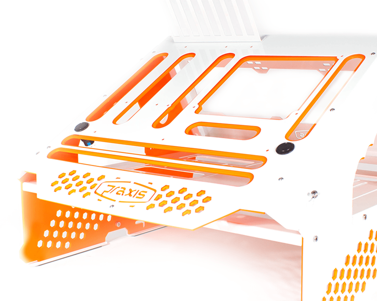 Praxis WetBench Accent Kit - Solid Orange PMMA - PrimoChill - KEEPING IT COOL