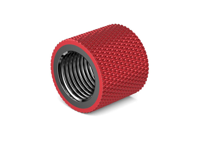 PrimoChill Dual Female G 1/4in. Straight SX Extension Coupler - PrimoChill - KEEPING IT COOL Candy Red