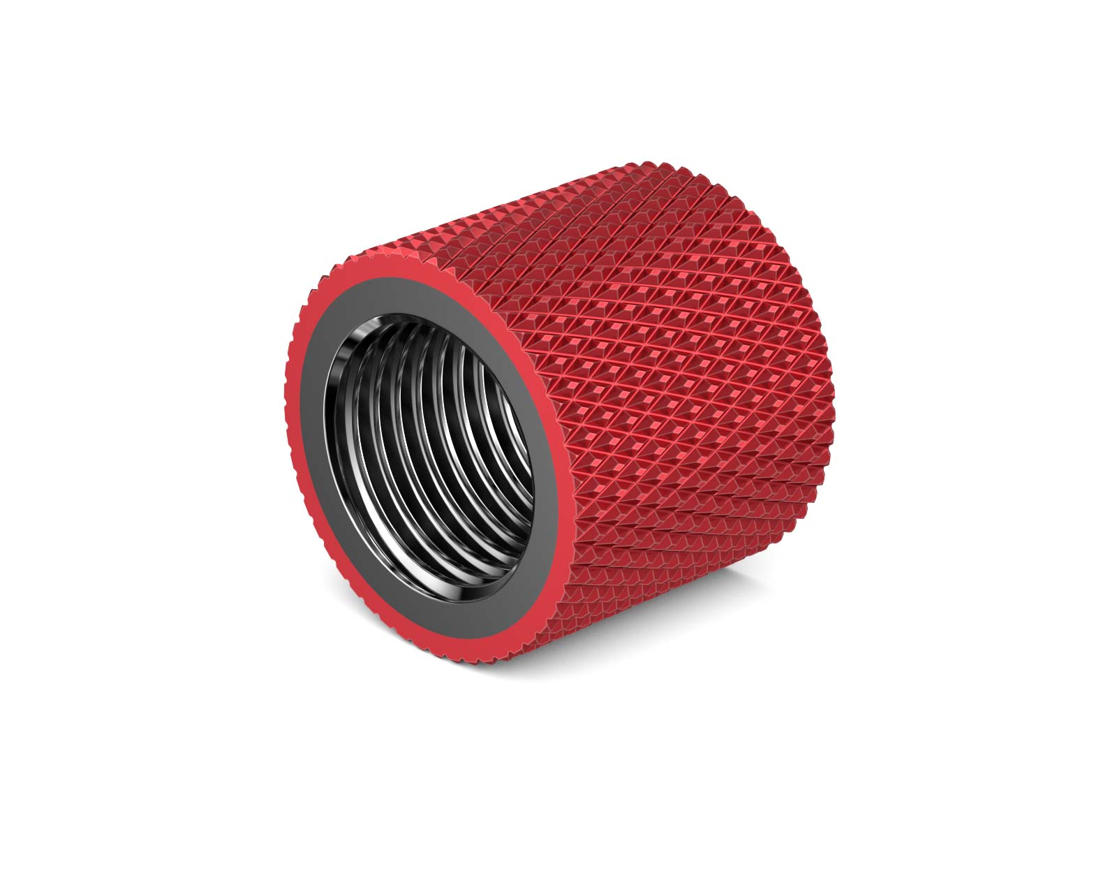 PrimoChill Dual Female G 1/4in. Straight SX Extension Coupler - PrimoChill - KEEPING IT COOL Candy Red