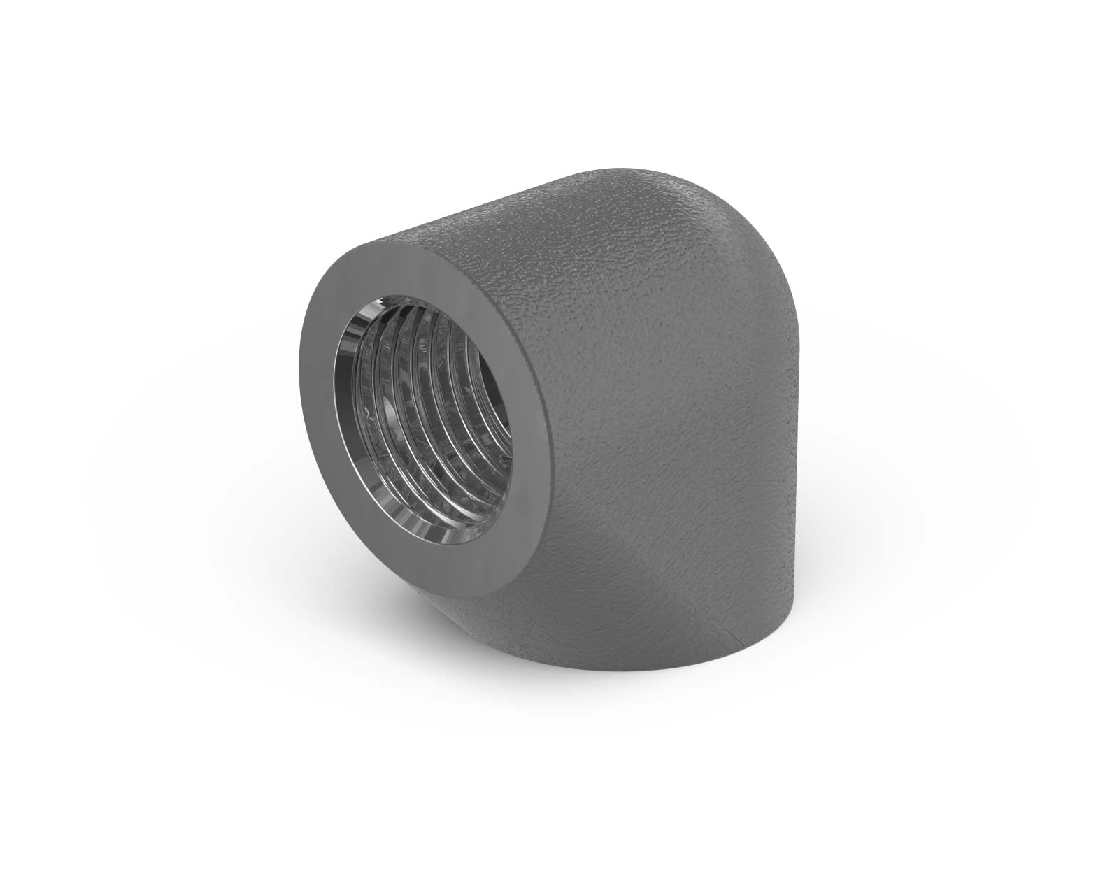 PrimoChill Female to Female G 1/4in. 90 Degree SX Extended Elbow Fitting - PrimoChill - KEEPING IT COOL TX Matte Gun Metal