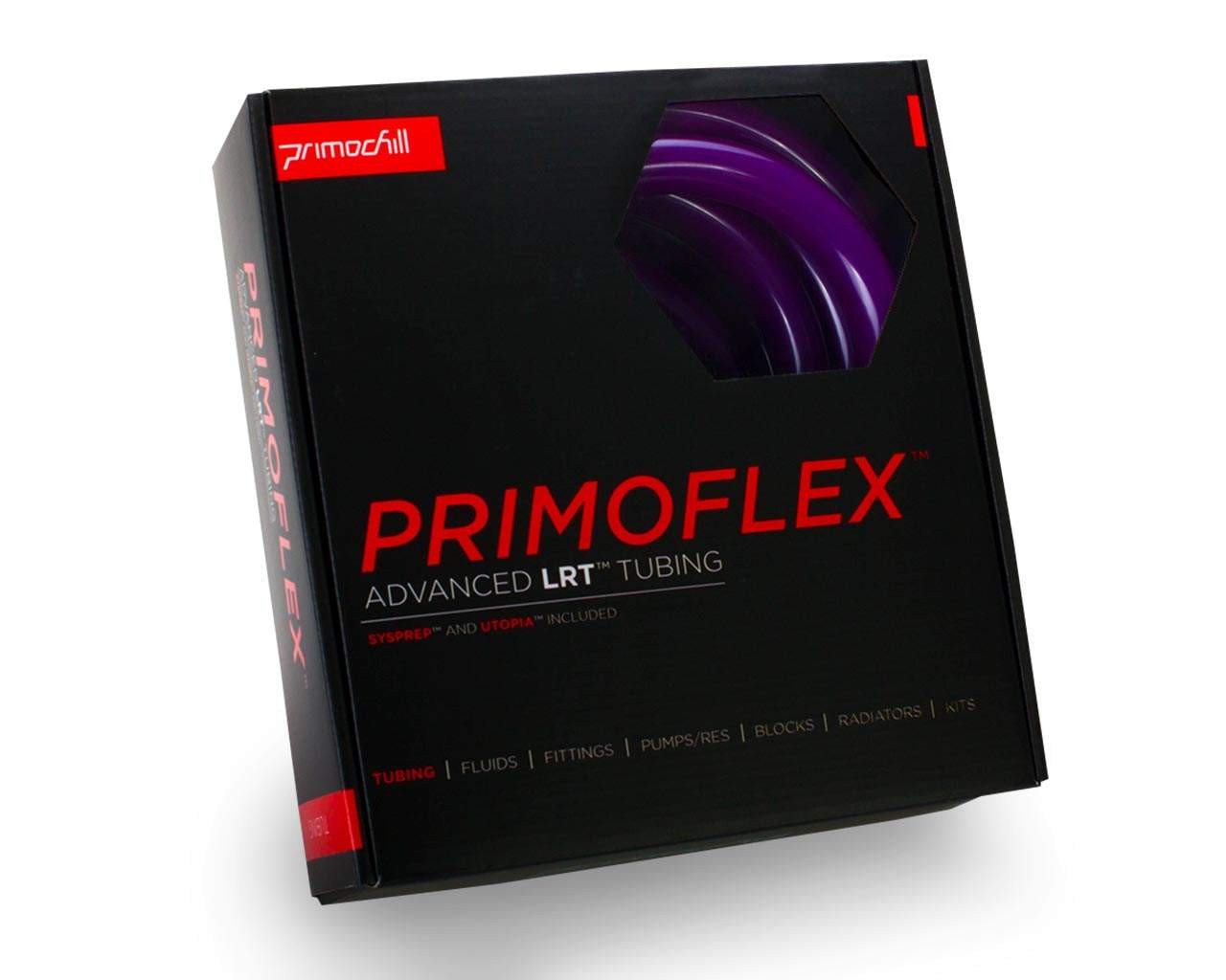 PrimoFlex Advanced LRT Soft Flexible Tubing -1/2in.ID x 3/4in.OD, 10 feet - PrimoChill - KEEPING IT COOL Pearl UV Purple