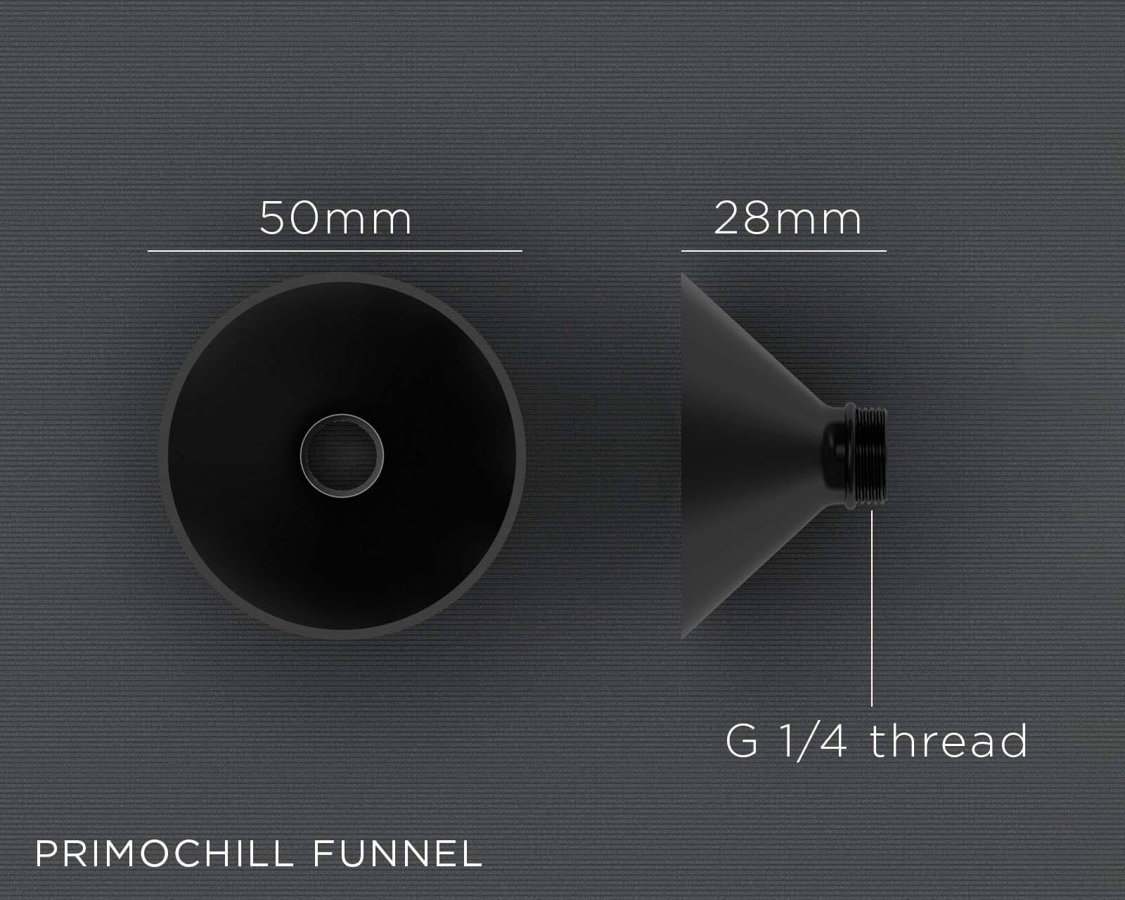 PrimoChill - Threaded G 1/4 Funnel - Fill/Drain - PrimoChill - KEEPING IT COOL