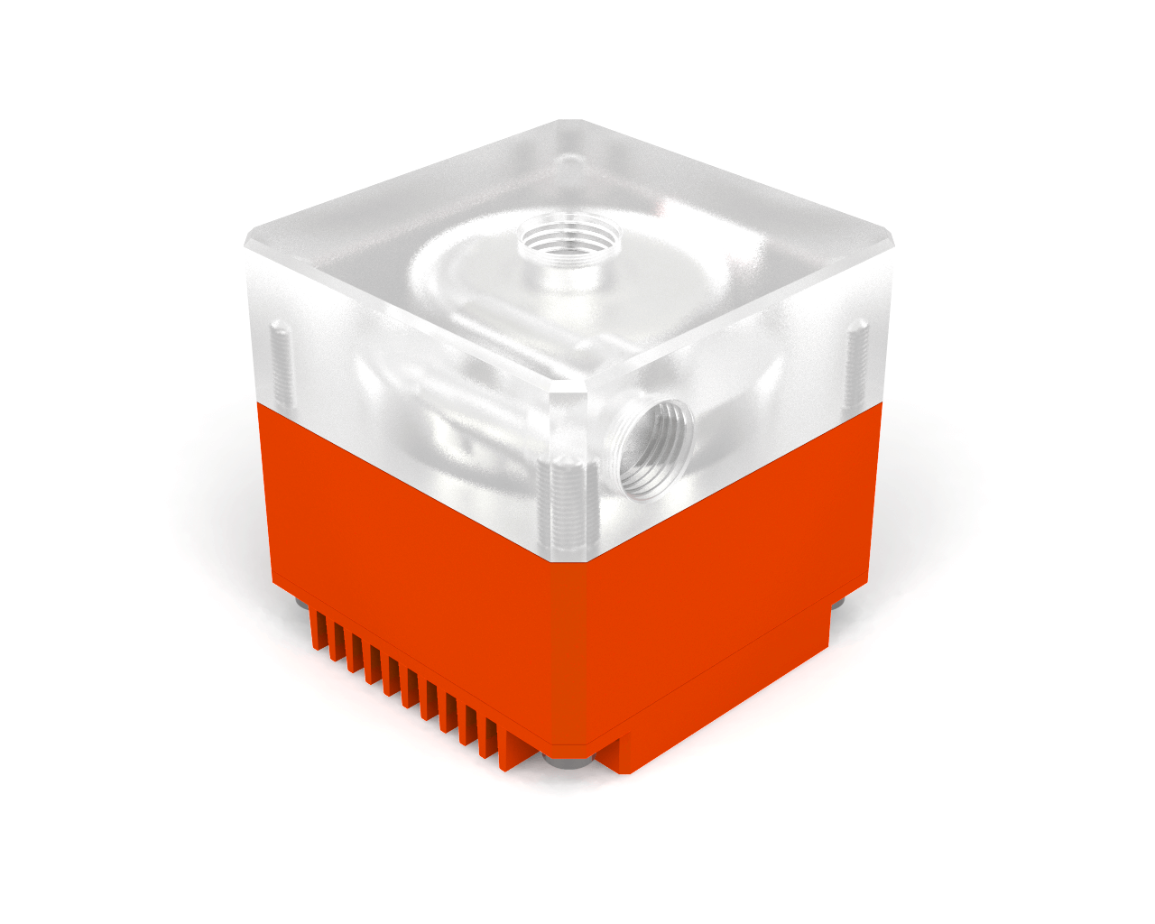 PrimoChill Enhanced SX DDC Liquid Cooling 12V Pump Kit - PWM Enabled - PrimoChill - KEEPING IT COOL UV Orange