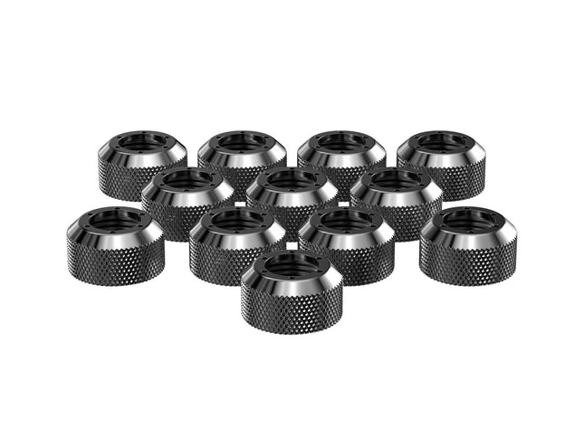 PrimoChill RSX Replacement Cap Switch Over Kit - 1/2in. - PrimoChill - KEEPING IT COOL Dark Nickel