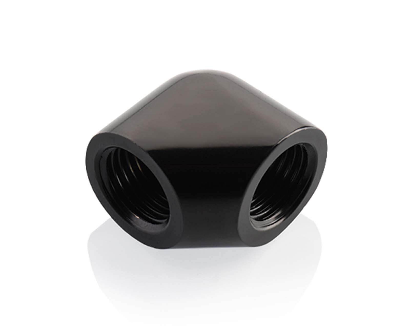 Bykski Female to Female G 1/4in. 90 Degree Extended Elbow Fitting (CC-EW90-V2) - PrimoChill - KEEPING IT COOL Black