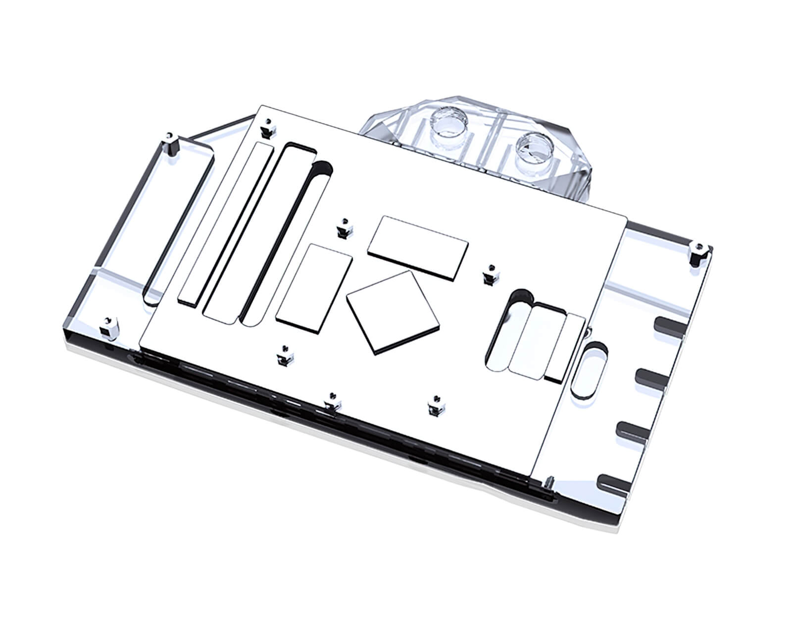 Bykski Full Coverage GPU Water Block and Backplate for ASUS DUAL 6600XT O8G OC Edition (A-AS6600XT-X) - PrimoChill - KEEPING IT COOL