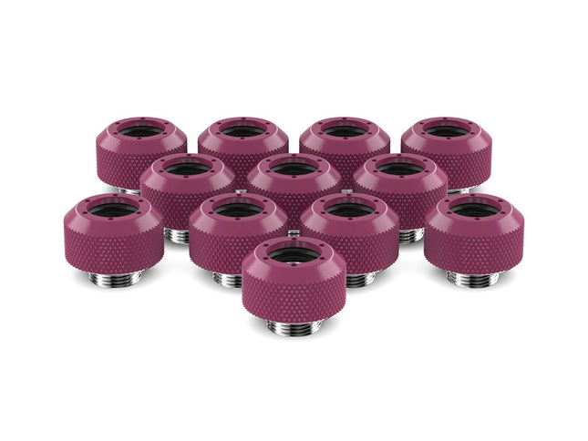 PrimoChill 1/2in. Rigid RevolverSX Series Fitting - 12 pack - PrimoChill - KEEPING IT COOL Magenta