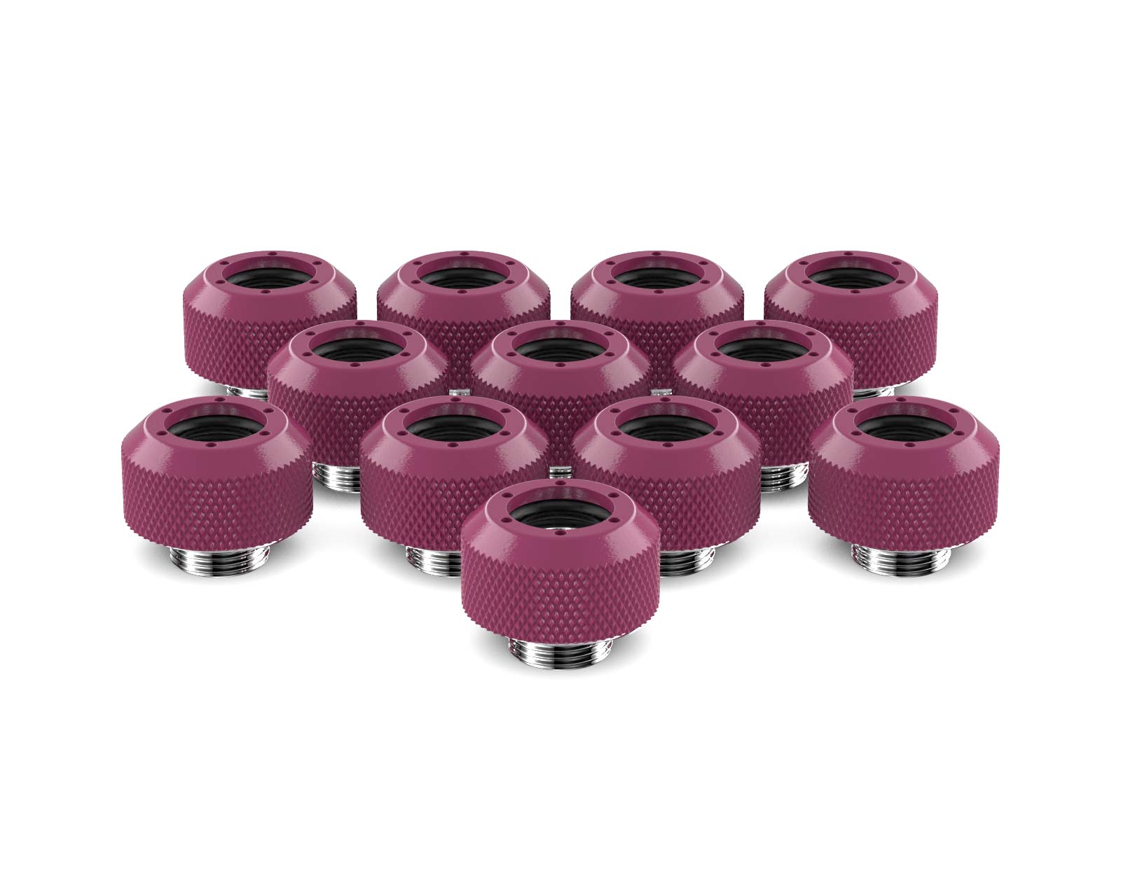 PrimoChill 1/2in. Rigid RevolverSX Series Fitting - 12 pack - PrimoChill - KEEPING IT COOL Magenta