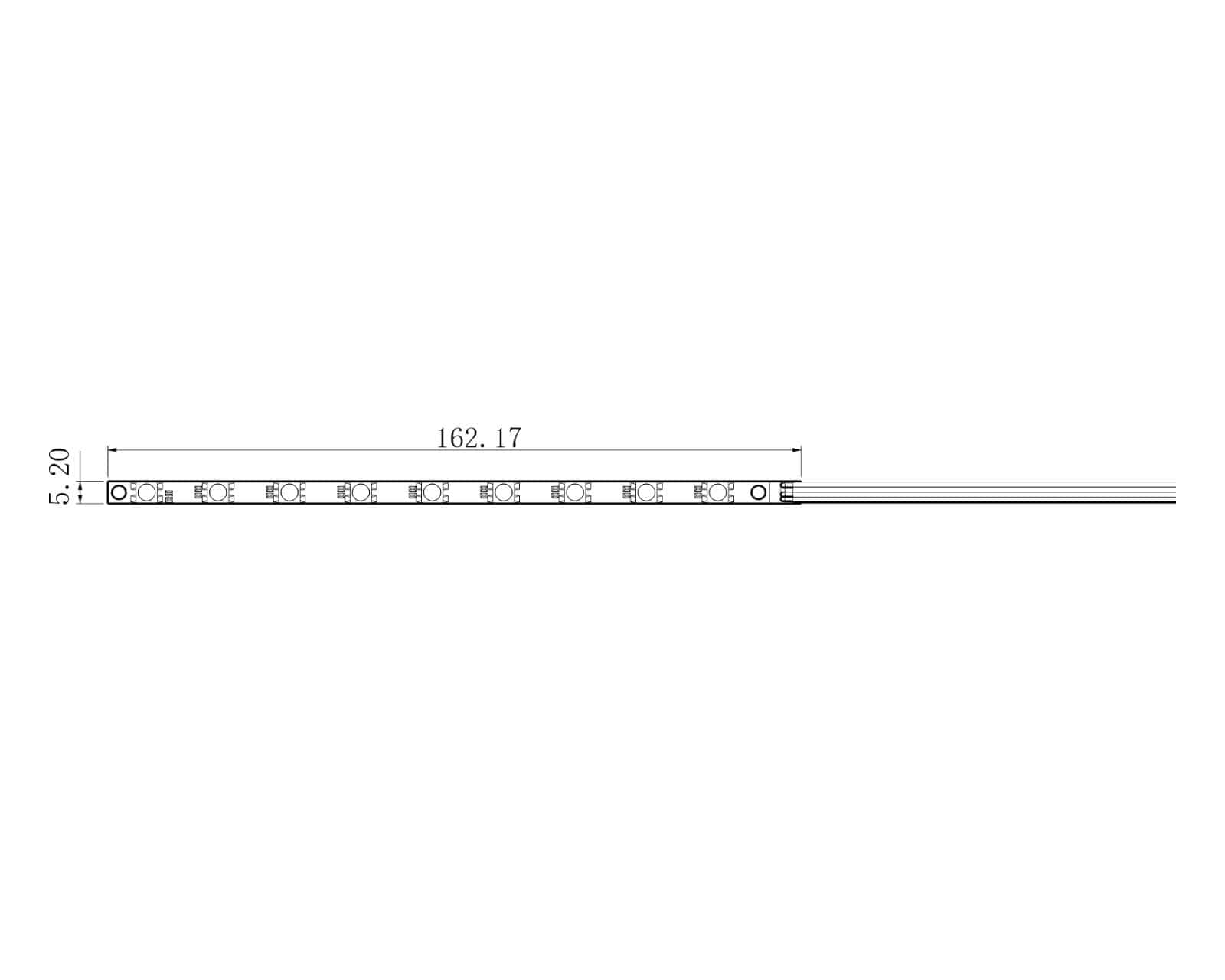 Bykski 12v Water Block RGB LED Strip Light Version 2 - 100mm (B-VCLT-1 –  PrimoChill - KEEPING IT COOL