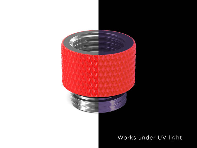 PrimoChill Male to Female G 1/4in. 10mm SX Extension Coupler - PrimoChill - KEEPING IT COOL UV Red