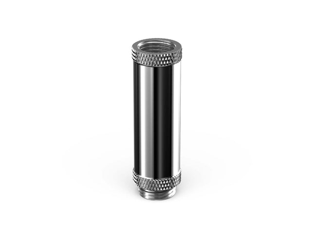 PrimoChill Male to Female G 1/4in. 50mm SX Extension Coupler - PrimoChill - KEEPING IT COOL Silver Nickel