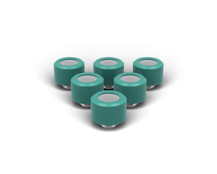 PrimoChill 14mm OD Rigid SX Fitting - 6 Pack - PrimoChill - KEEPING IT COOL Teal