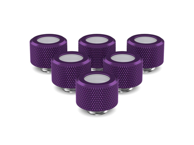 PrimoChill 14mm OD Rigid SX Fitting - 6 Pack - PrimoChill - KEEPING IT COOL Candy Purple