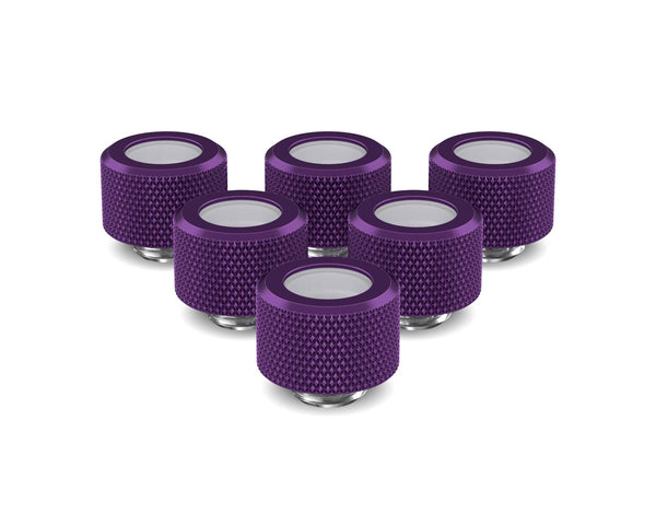 PrimoChill 14mm OD Rigid SX Fitting - 6 Pack - PrimoChill - KEEPING IT COOL Candy Purple