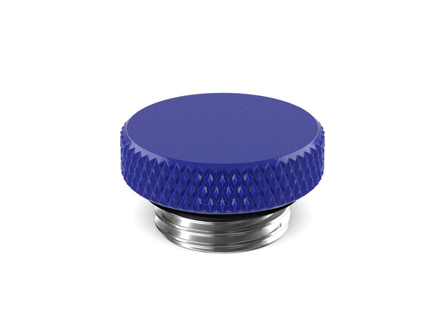 PrimoChill G 1/4in. SX Knurled Stop Fitting (No slot) - PrimoChill - KEEPING IT COOL True Blue
