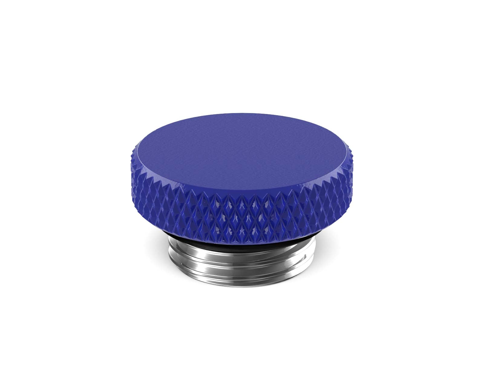 PrimoChill G 1/4in. SX Knurled Stop Fitting (No slot) - PrimoChill - KEEPING IT COOL True Blue