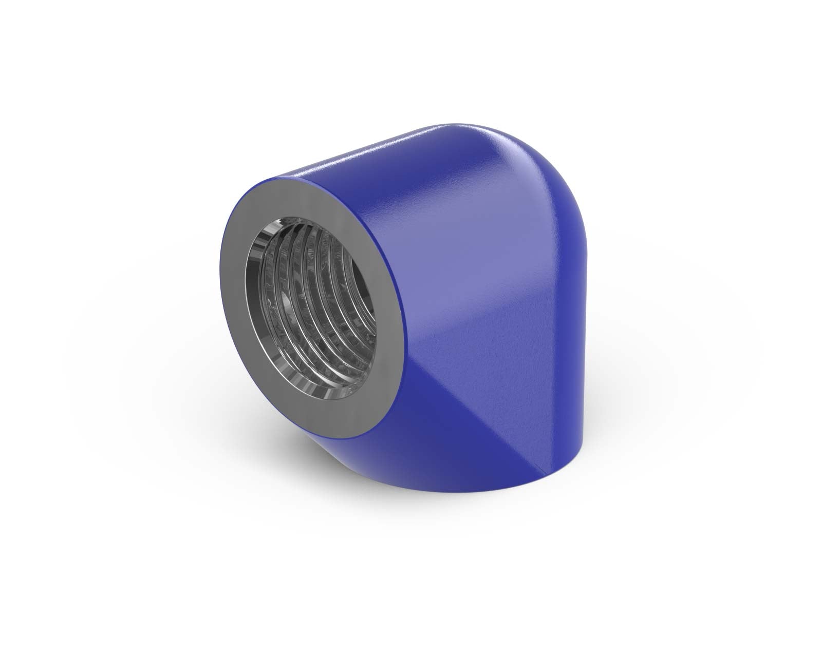 PrimoChill Female to Female G 1/4in. 90 Degree SX Extended Elbow Fitting - PrimoChill - KEEPING IT COOL True Blue