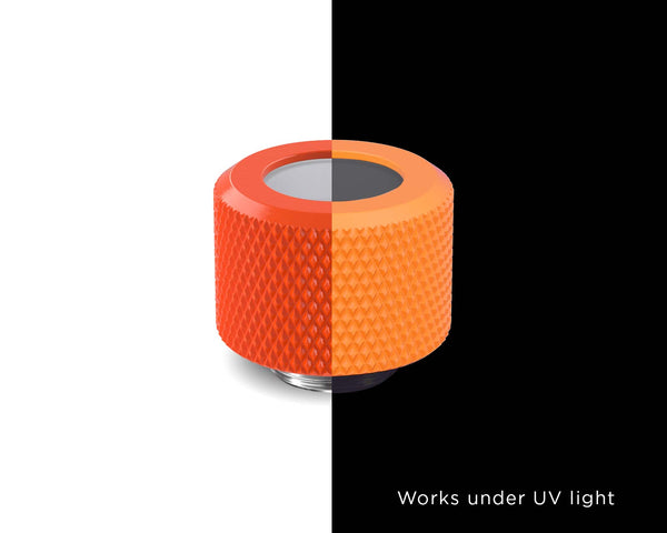PrimoChill 12mm OD Rigid SX Fitting - PrimoChill - KEEPING IT COOL UV Orange