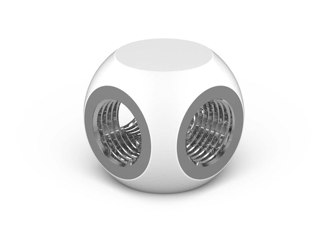 PrimoChill G 1/4in. 3-Way SX Female T Adapter - PrimoChill - KEEPING IT COOL Sky White