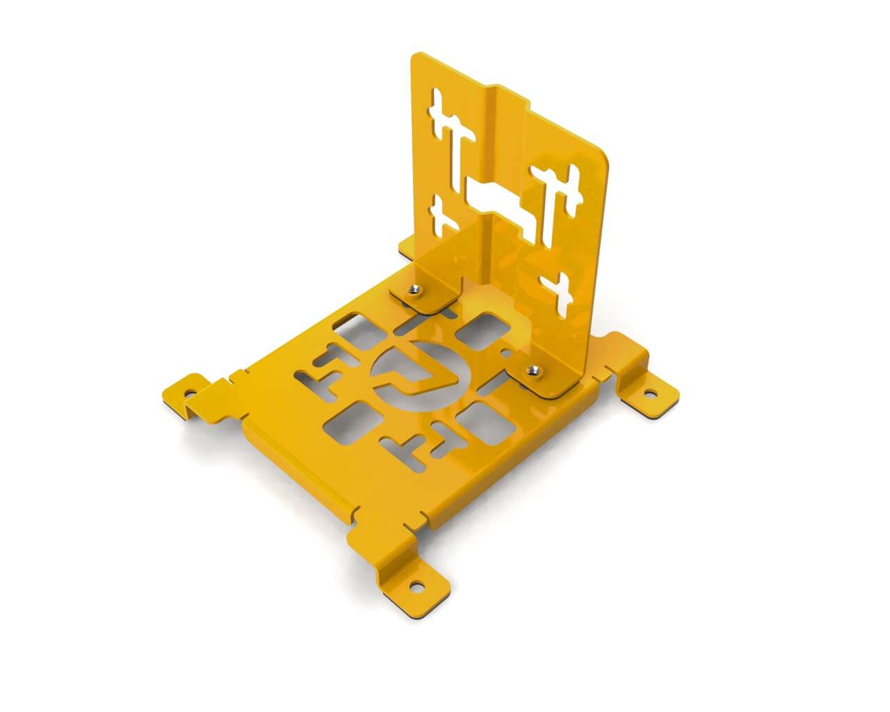 PrimoChill SX Universal Spider Mount Bracket Kit - 120mm Series - PrimoChill - KEEPING IT COOL Yellow