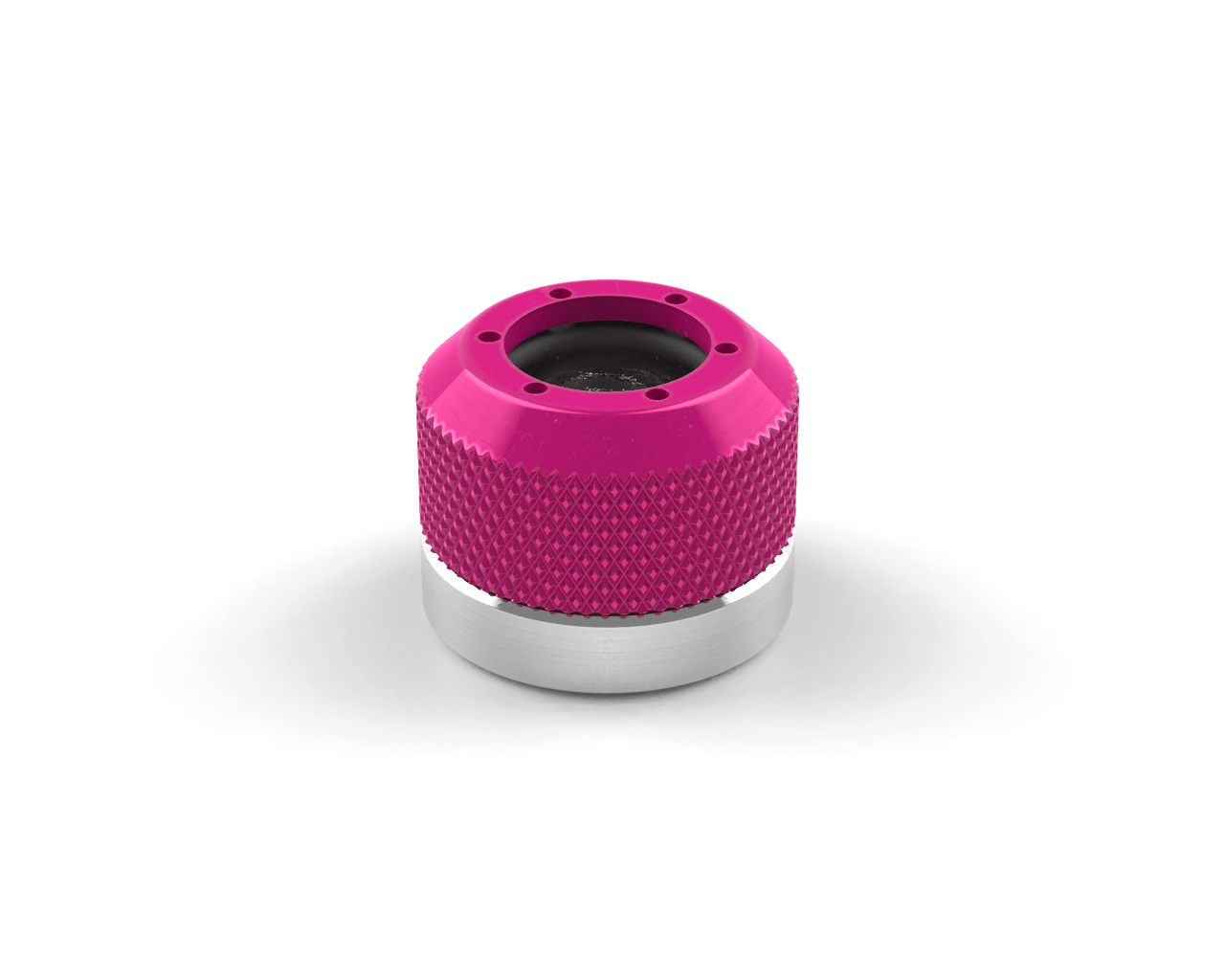 PrimoChill 1/2in. Rigid RevolverSX Series Coupler G 1/4 Fitting - PrimoChill - KEEPING IT COOL Candy Pink