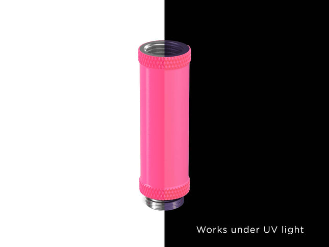 PrimoChill Male to Female G 1/4in. 50mm SX Extension Coupler - PrimoChill - KEEPING IT COOL UV Pink
