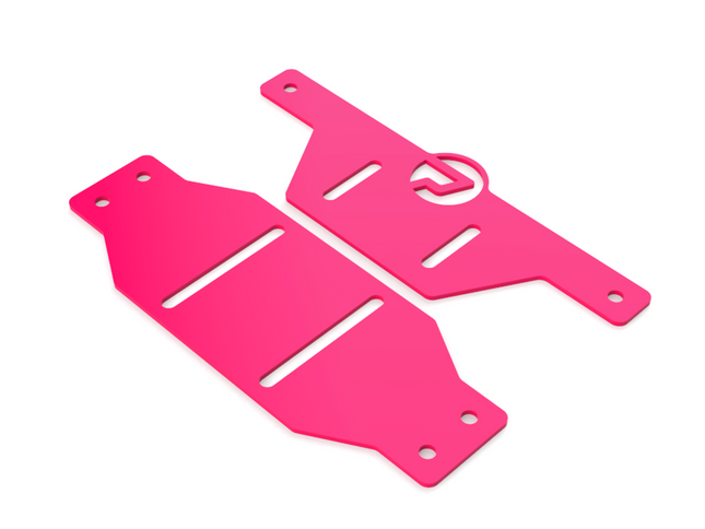 PrimoChill SX CTR Hard Mount Reservoir to Radiator Mount - 140mm Series - PrimoChill - KEEPING IT COOL UV Pink