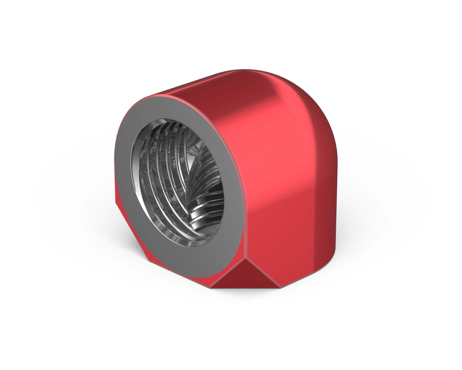 PrimoChill Female to Female G 1/4in. 90 Degree SX Elbow Fitting - PrimoChill - KEEPING IT COOL Candy Red