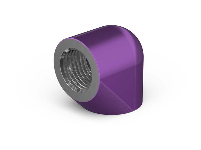 PrimoChill Female to Female G 1/4in. 90 Degree SX Extended Elbow Fitting - PrimoChill - KEEPING IT COOL Candy Purple