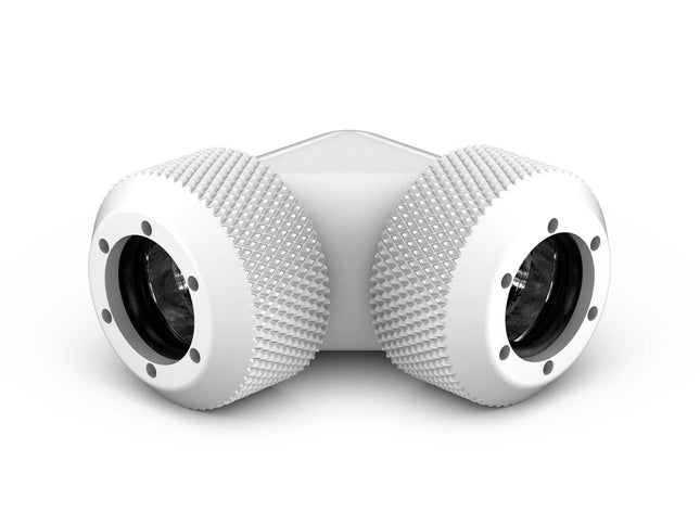 PrimoChill 1/2in. Rigid RevolverSX 90 Degree Fitting Set - PrimoChill - KEEPING IT COOL Sky White
